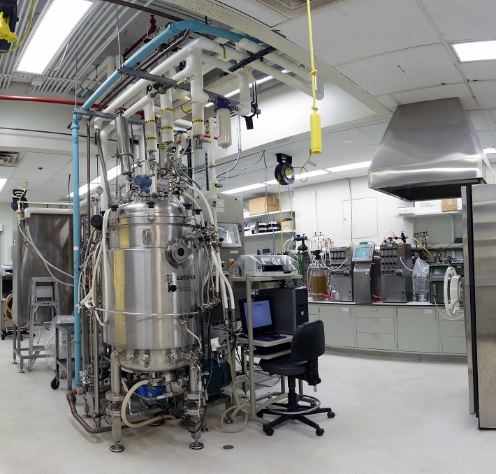 Photo of the Biotechnology laboratory pilot production facility