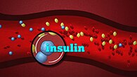 Graphic image of insulin