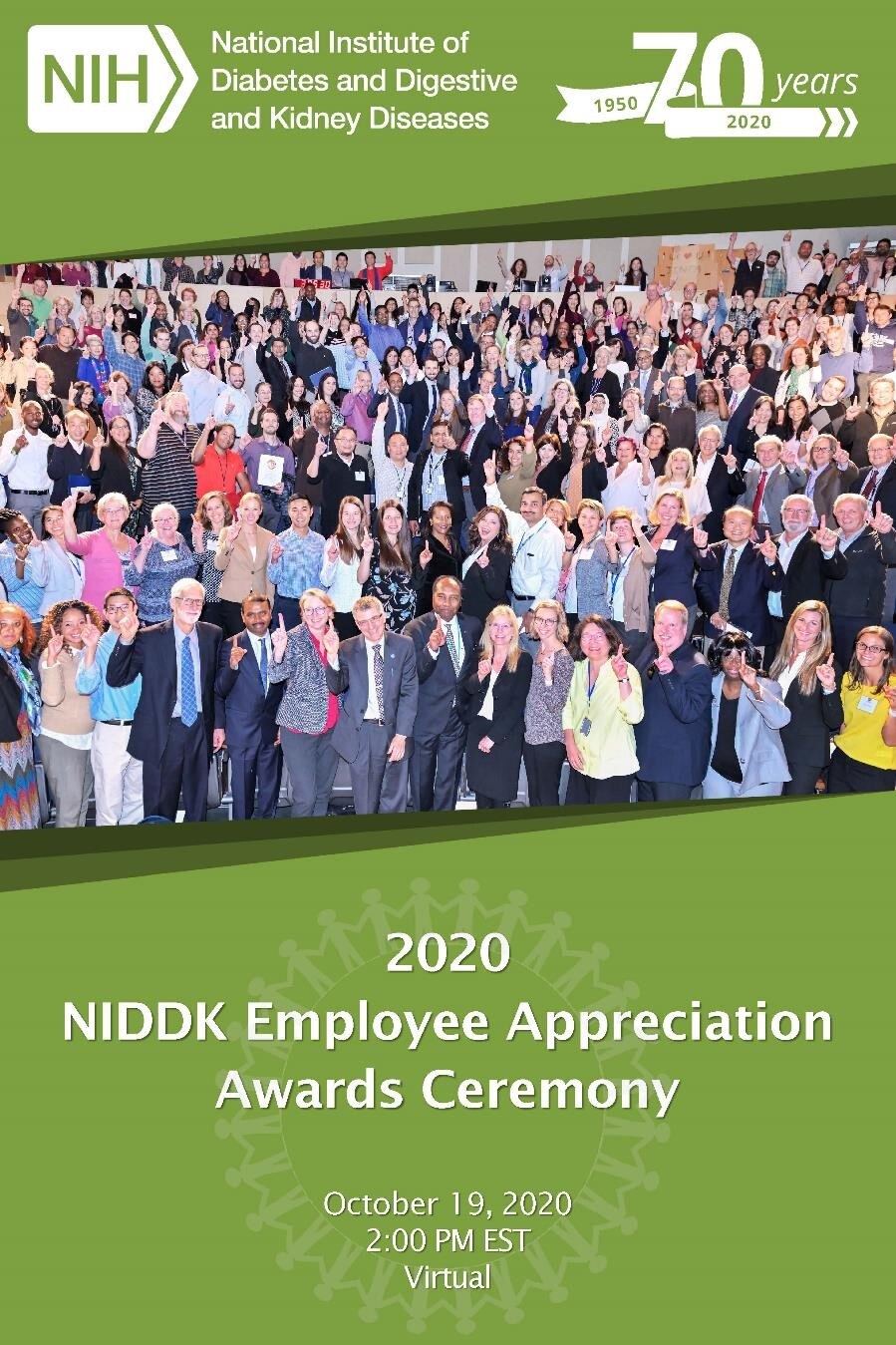 NIDDK Employee Appreciation Awards Ceremony poster