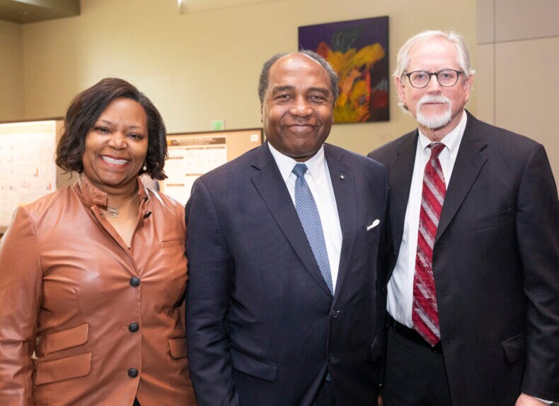 Drs. Consuelo H. Wilkins, Griffin Rodgers, and Alvin C. Powers, MD, at the Annual Diabetes Day at Vanderbilt University