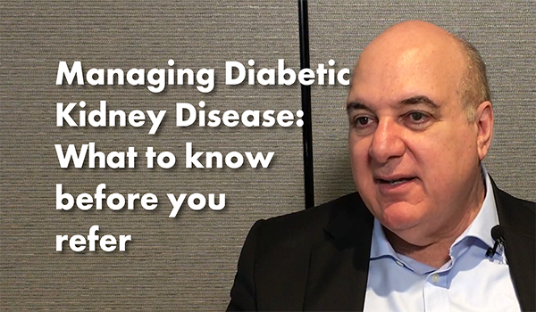 Screenshot of Managing Diabetic Kidney Disease YouTube video