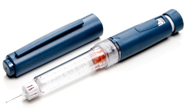 An insulin pen
