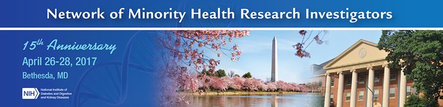 Banner for the 2017 Network of Minority Health Research Investigators meeting.