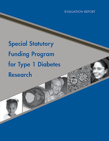 Special Statutory Funding Program for Type 1 Diabetes Research: Evaluation Report 2011 cover