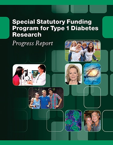 Special Statutory Funding Program for Type 1 Diabetes Research: Progress Report 2016 Cover