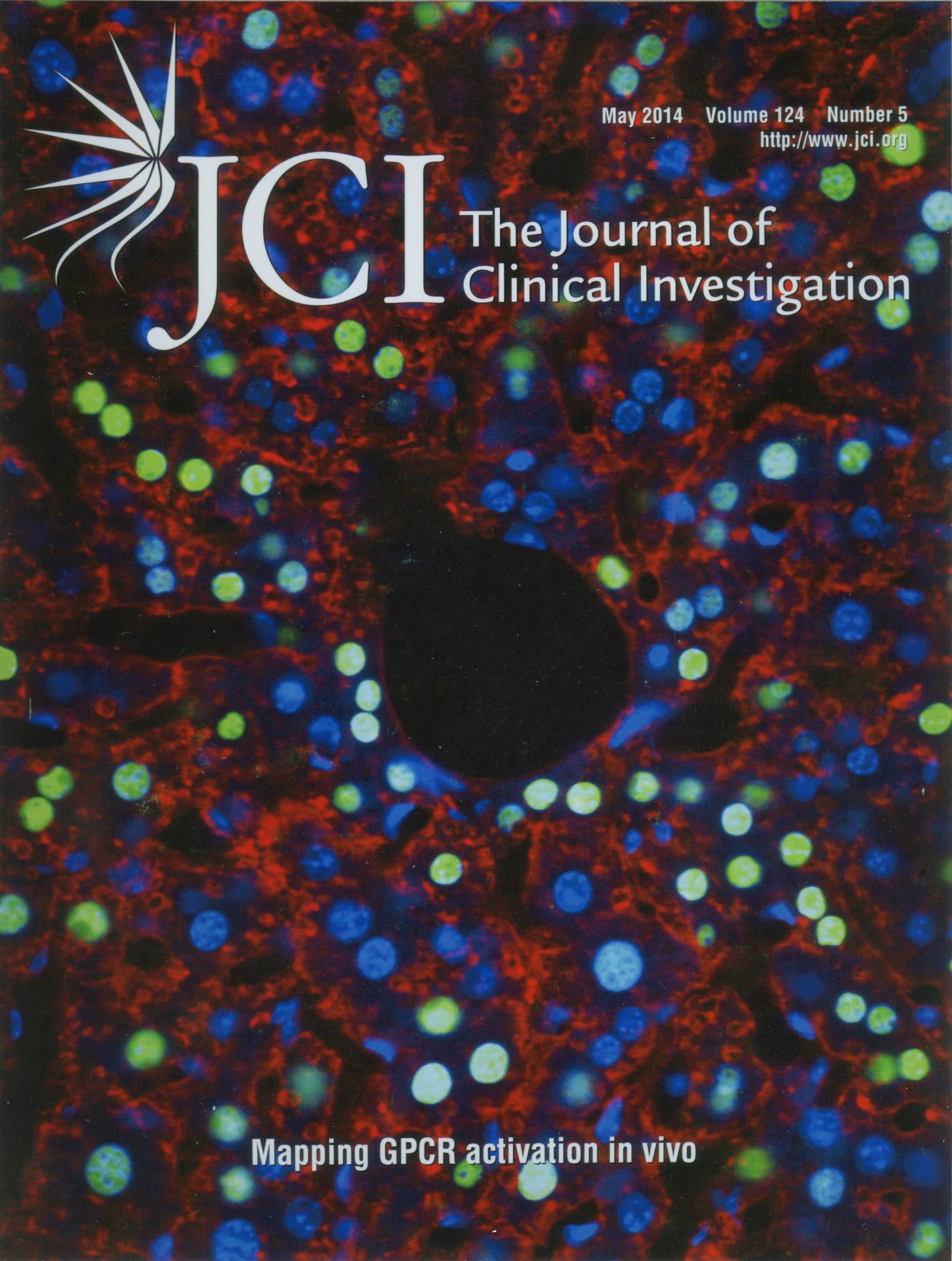 2014 cover of the Journal of Clinical Investigation.