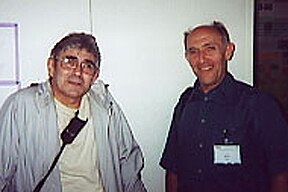 Photo of Andre DeBruyn and Paul at the 20th International Carbohydrate Symposium