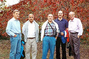 Photo of Paul with colleagues in the field at the 1994 Gordon Conference on Carbohydrates