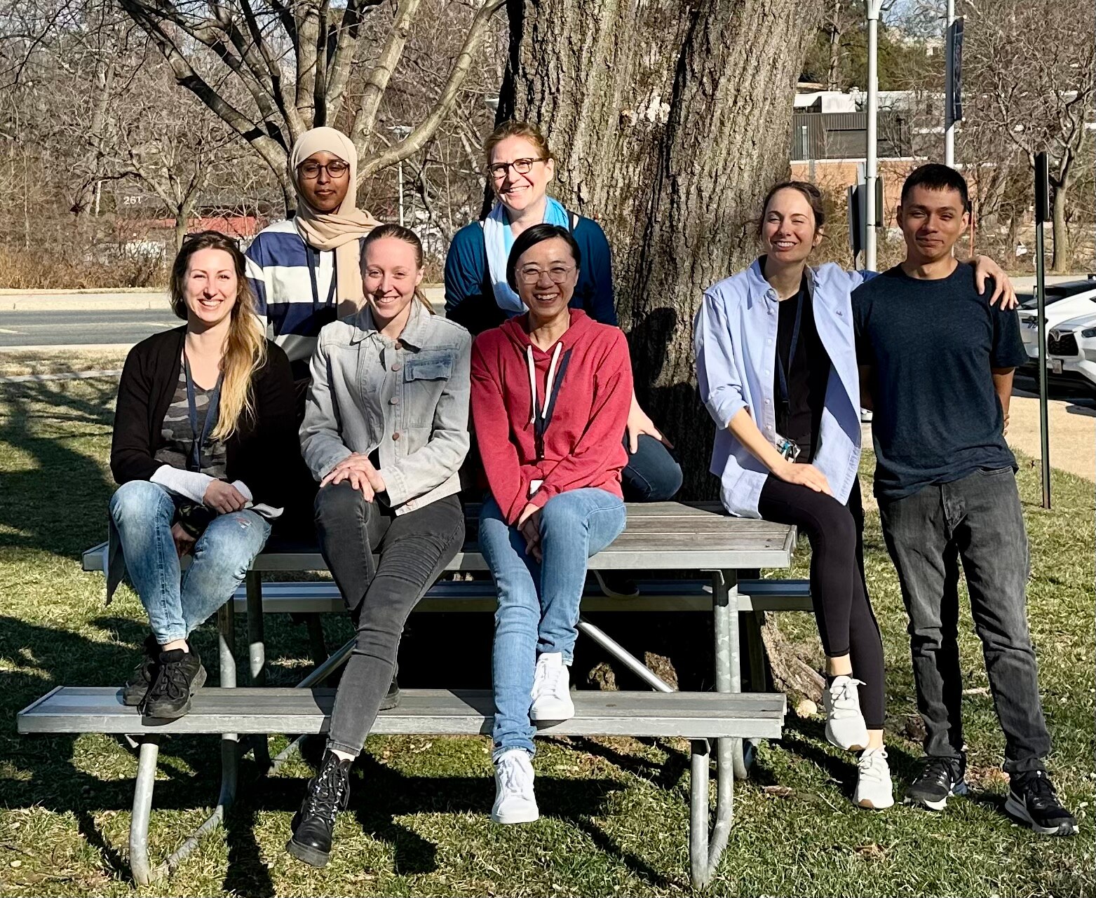NIDDK RNA Biology Section lab members group photo.