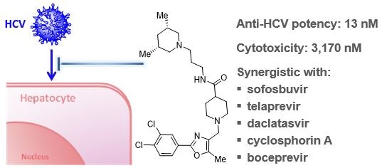 Diagram of development of small molecule HCV inhibitors